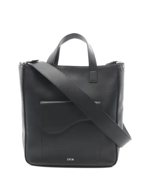 Christian Dior Pre-Owned 2010s saddle leather tote bag