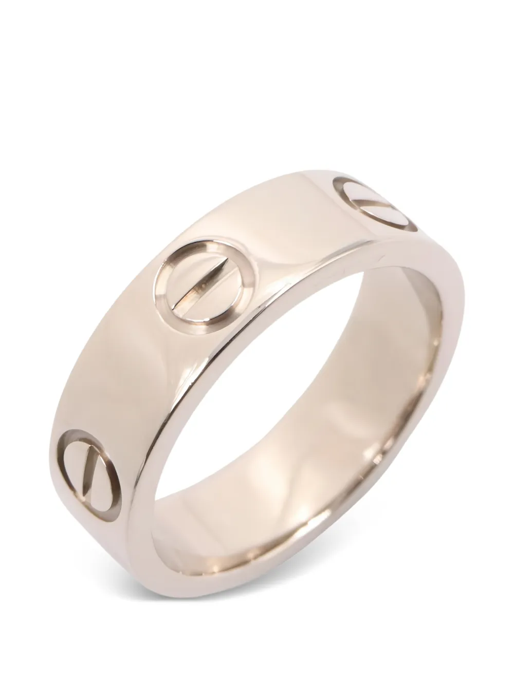 Cartier 2010s Love crew motif ring - Argento