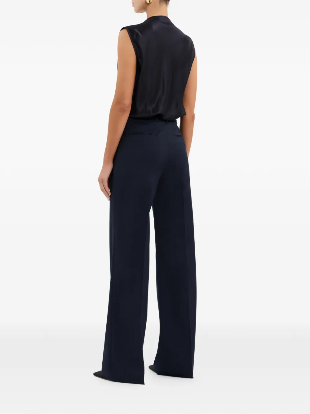 Rebecca Vallance Montague gedrapeerde top Blauw