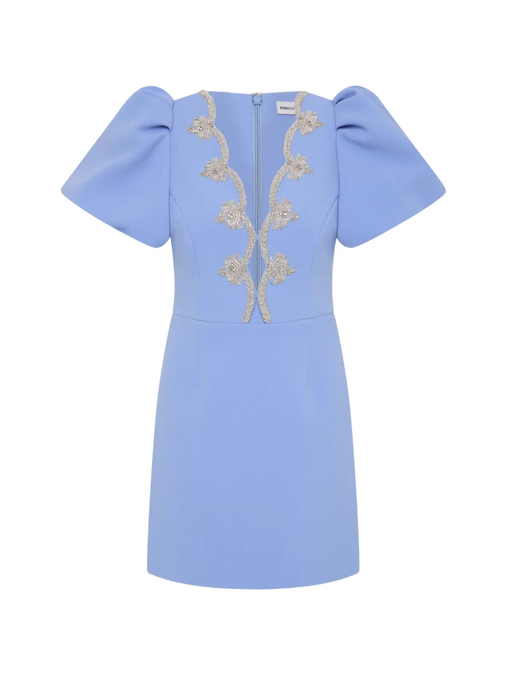 Rebecca Vallance Abito con maniche a palloncino - Blu