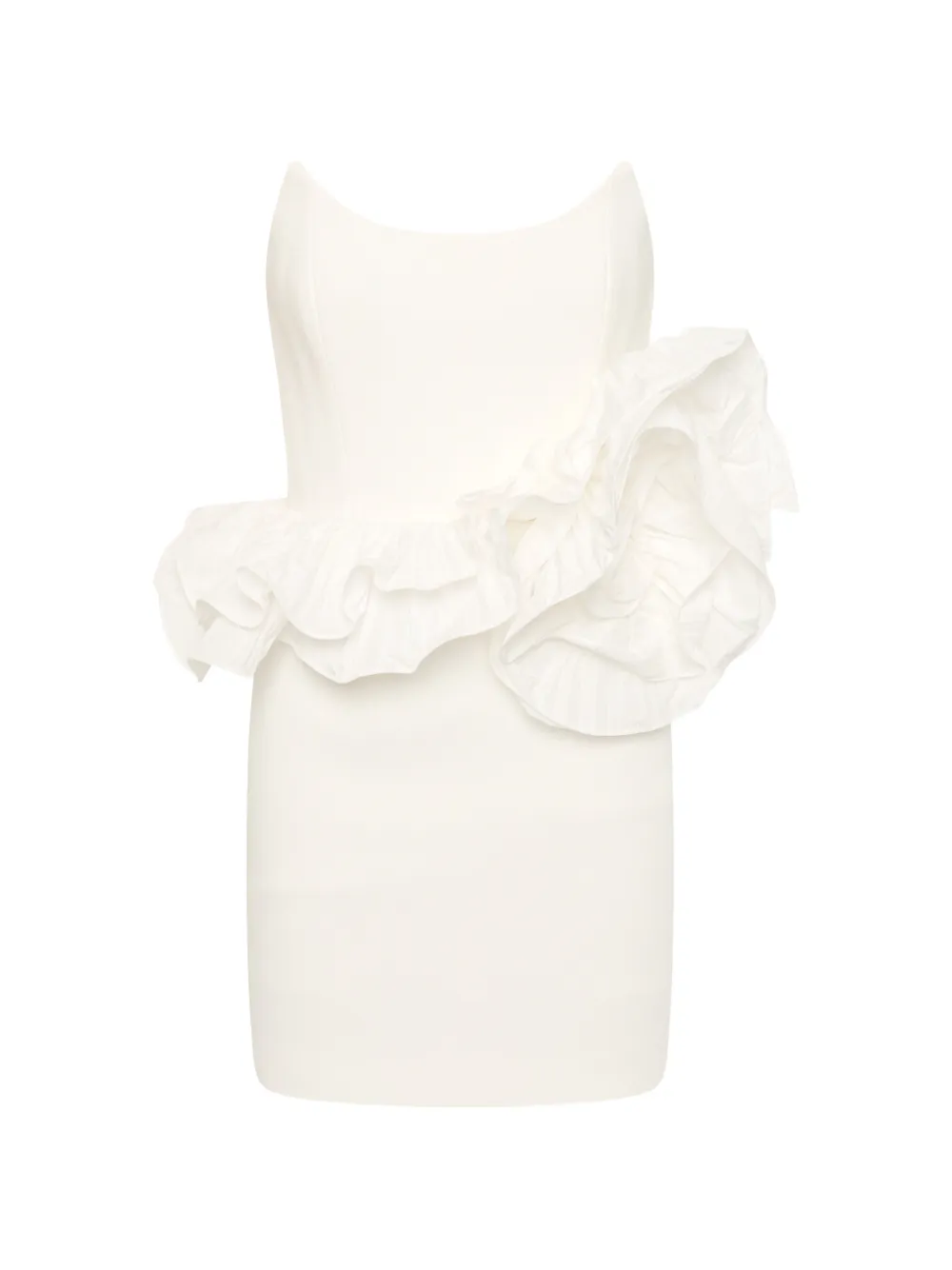 Rebecca Vallance Abito corto Ozias senza spalline - Bianco