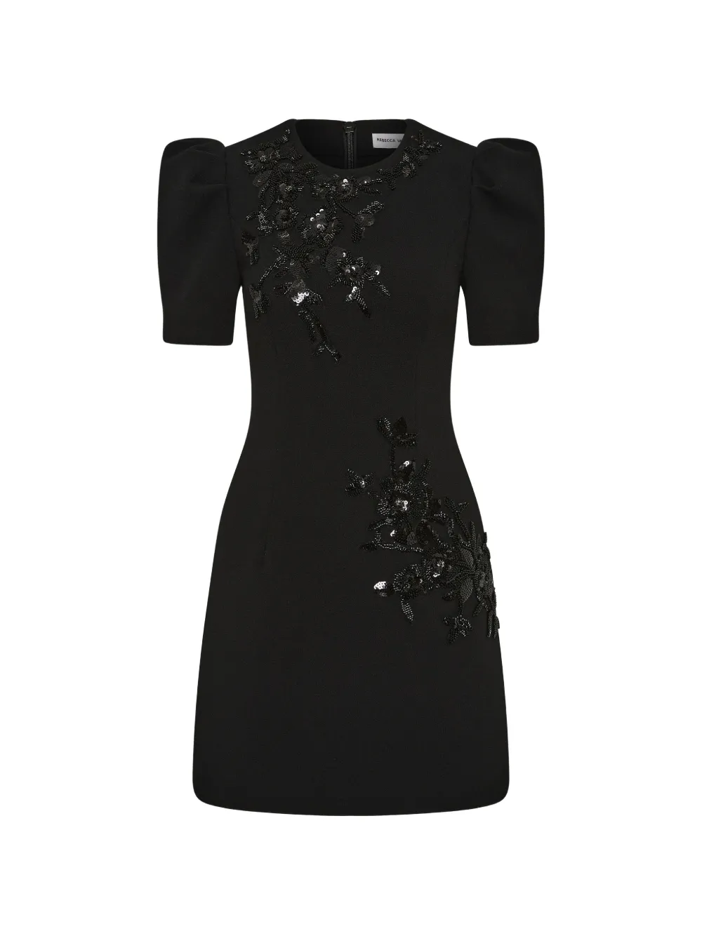 Rebecca Vallance Livia puff-sleeve mini dress - Black