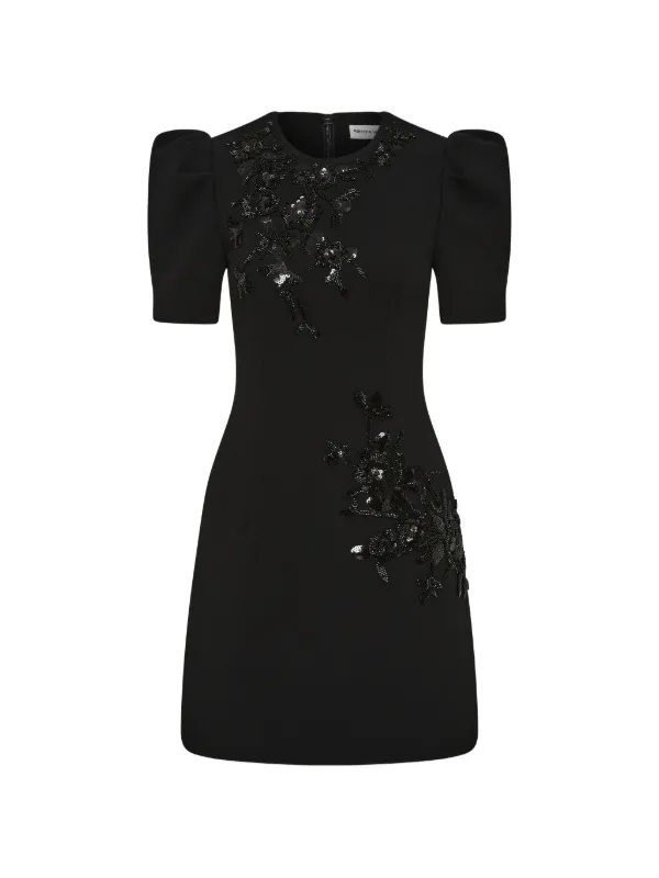 Rebecca Vallance Livia Mini Dress in Black