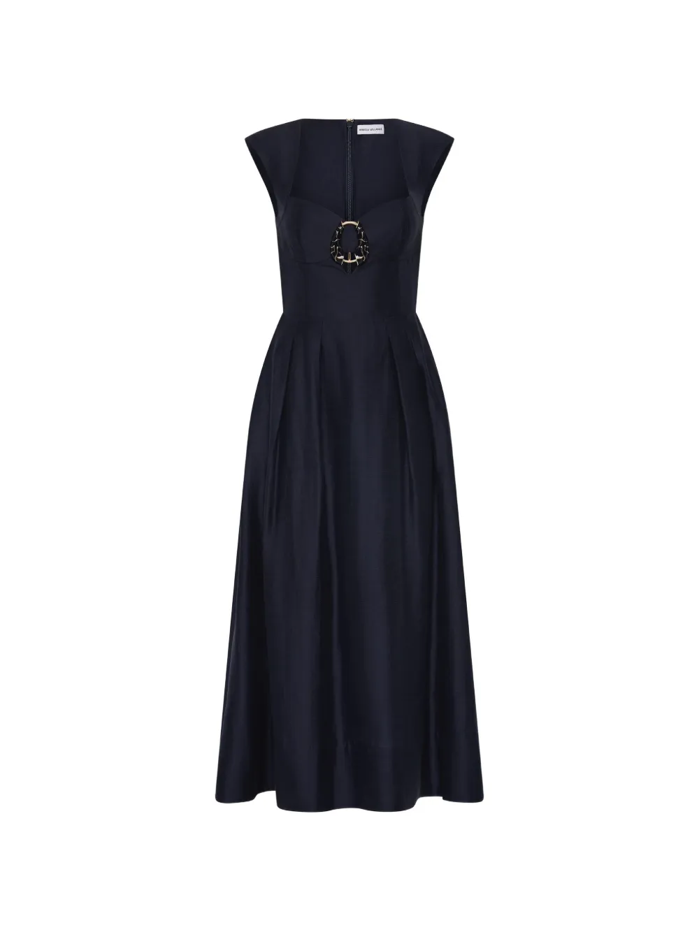 Rebecca Vallance Serenity midi-jurk met O-ring Blauw