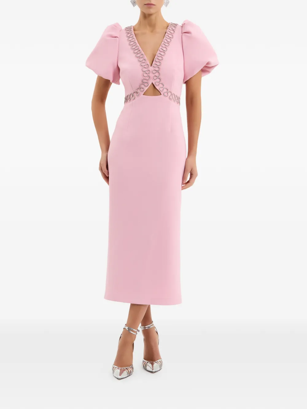 Cava Embellished Midi Dress