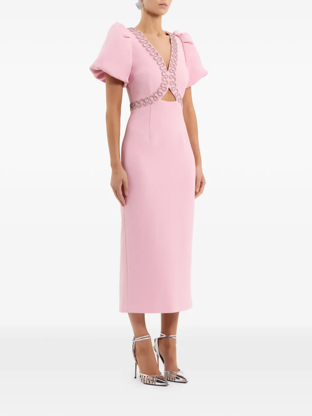 Cava Embellished Midi Dress