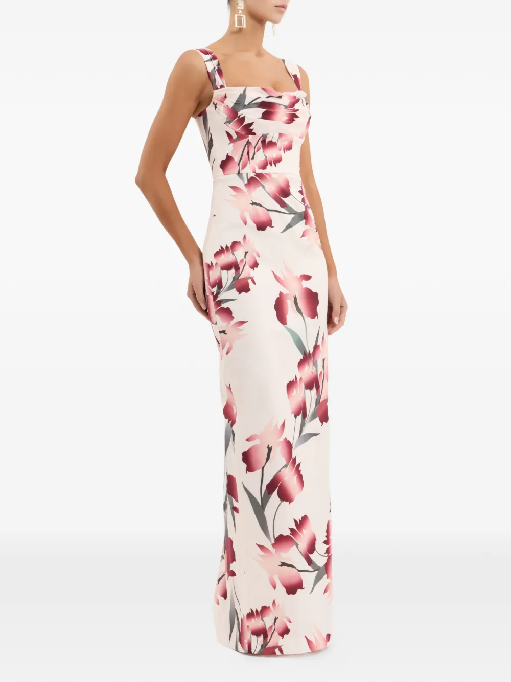 Rebecca Vallance Linnea maxi-jurk met bloemenprint Roze