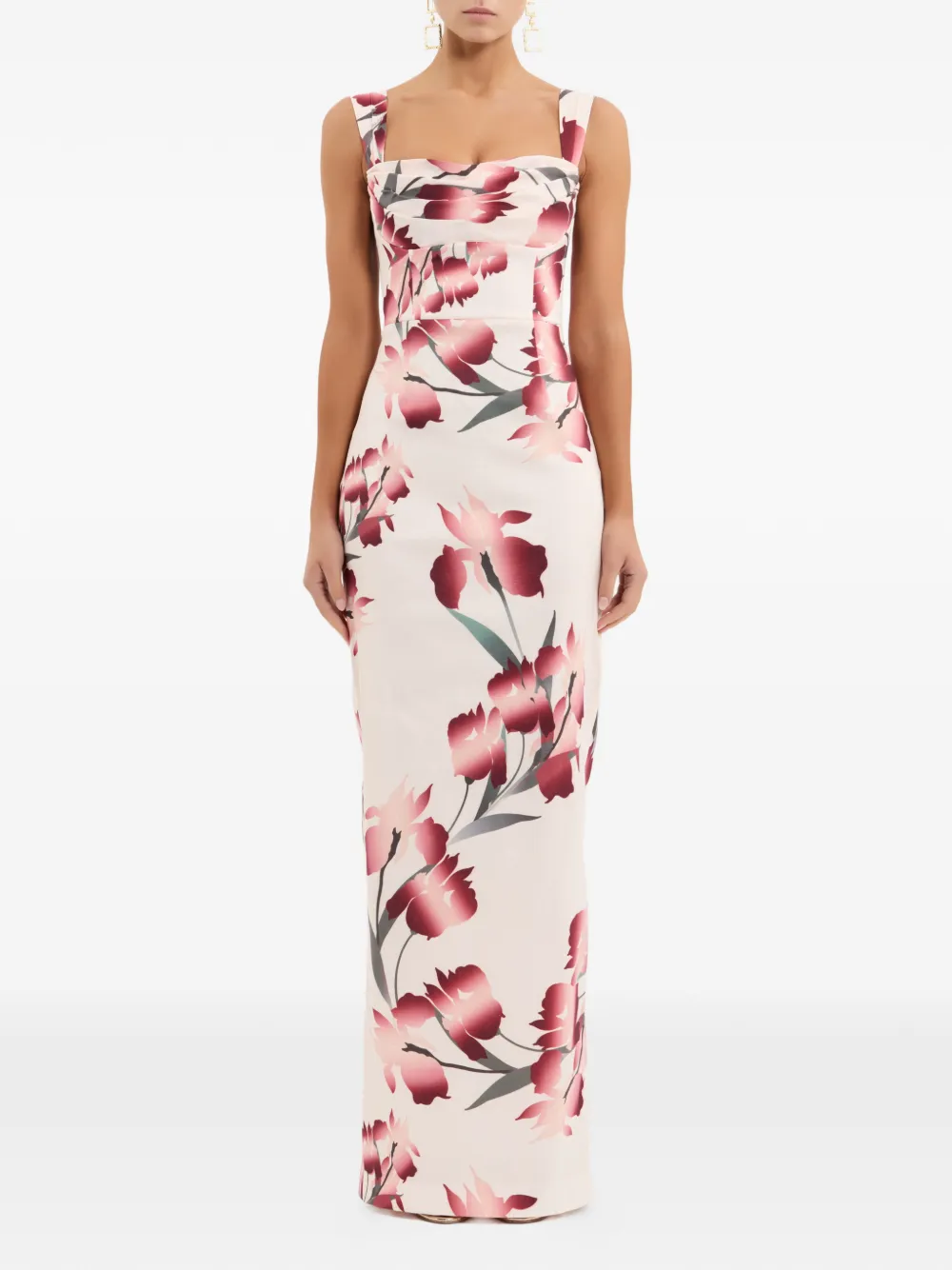 Rebecca Vallance Linnea maxi-jurk met bloemenprint Roze