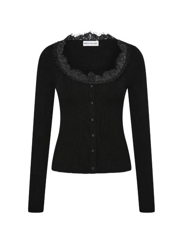 Rebecca Vallance Verity Top in Black