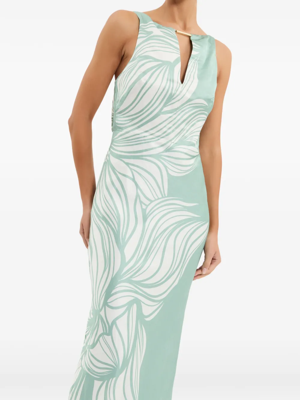 Rebecca Vallance Lalisa maxi-jurk met bloemenprint Groen