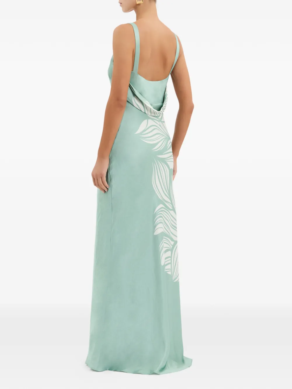 Rebecca Vallance Lalisa maxi-jurk met bloemenprint Groen