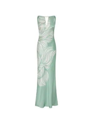 sachin and babi light blue dress Rent REBECCA VALLANCE Orchid Oasis Strap Gown – Dress for a Night main image 1