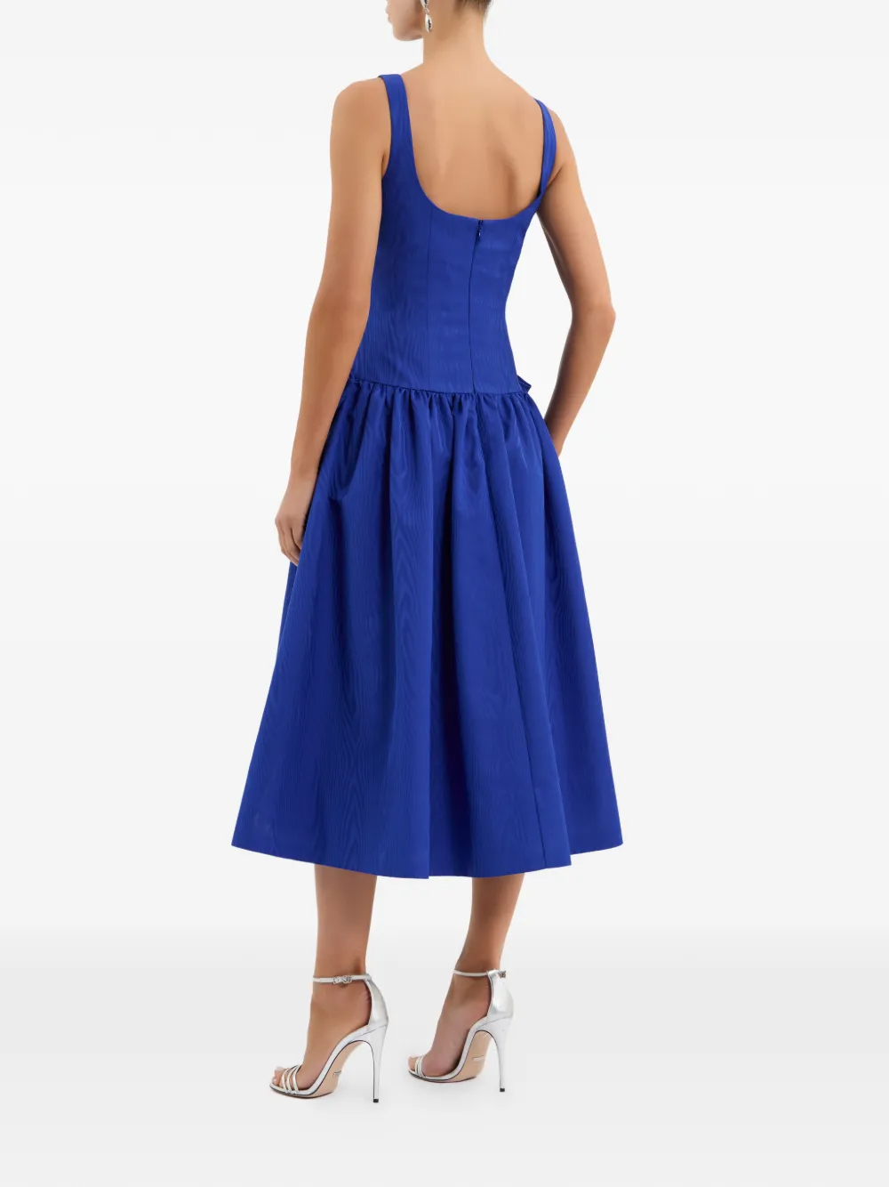Teles Bow-Embellished Midi Dress