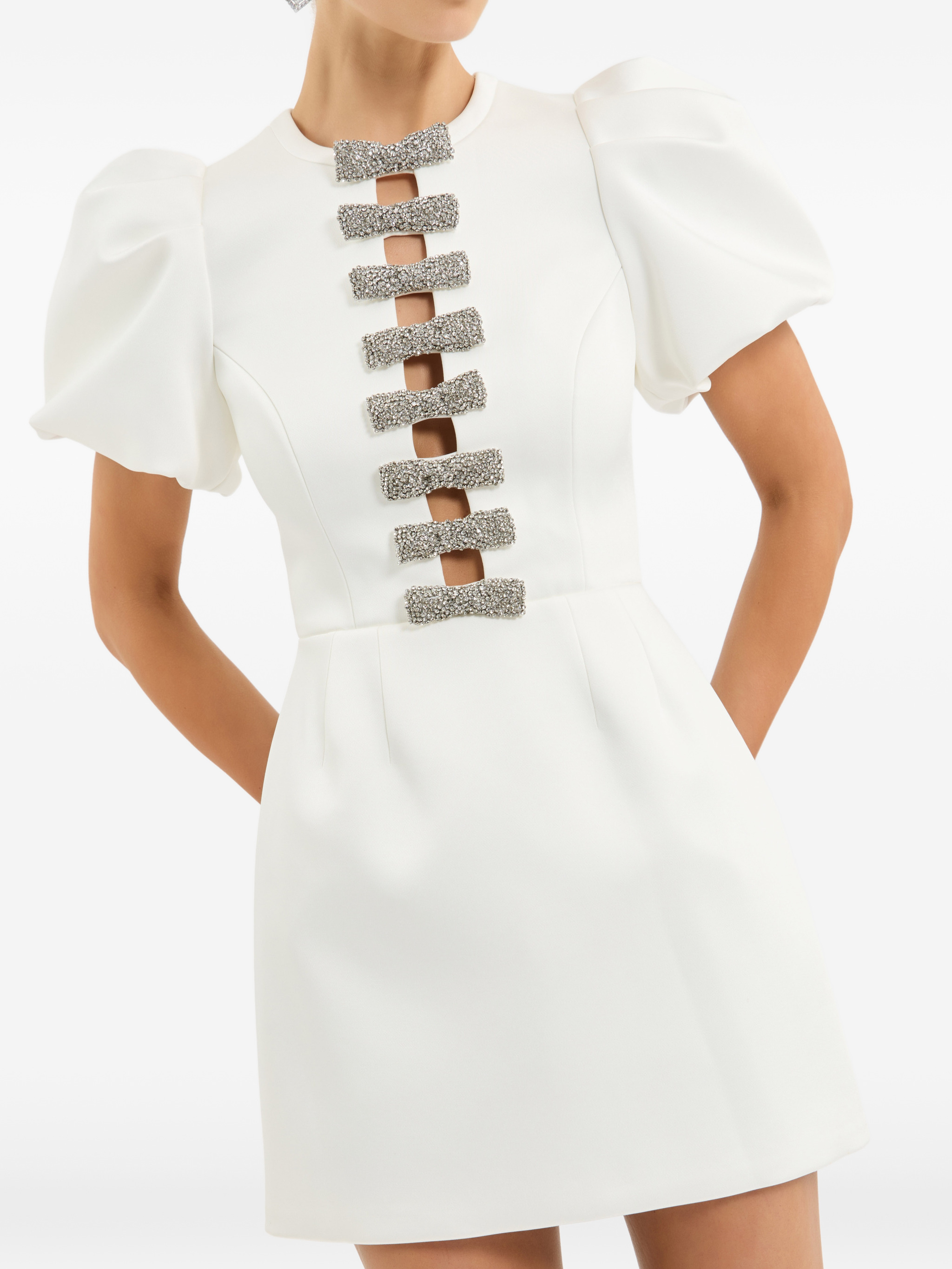 Blaise puff sleeve mini dress — Image 3