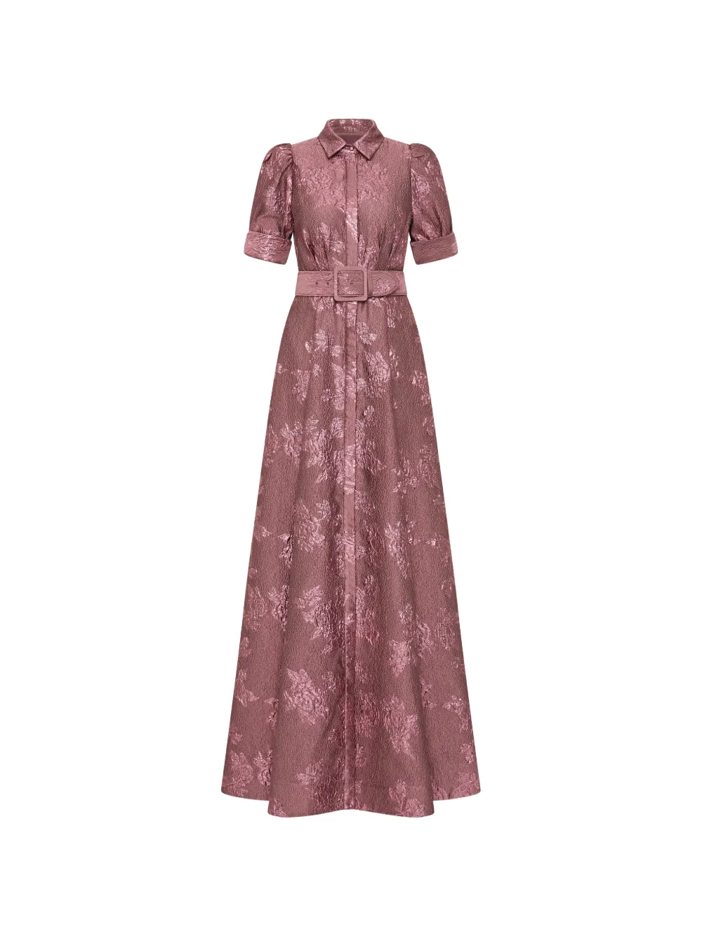 Rebecca Vallance Abito lungo Annette a fiori - Viola