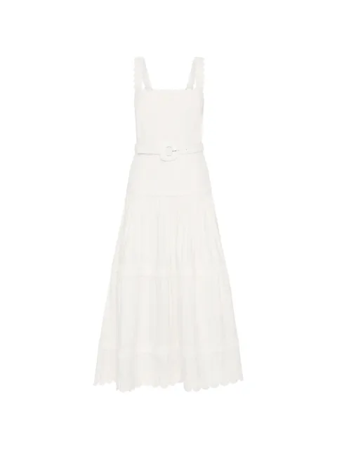 Rebecca Vallance Kahlia scalloped midi dress