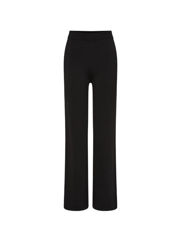 Rebecca Vallance Perach Knit Trousers in Black