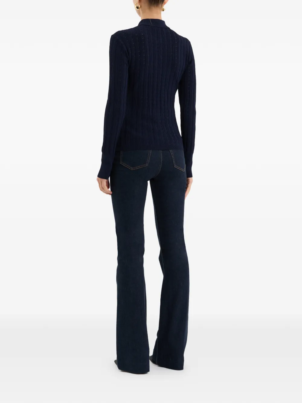 Rebecca Vallance Natalie vest verfraaid met knopen Blauw