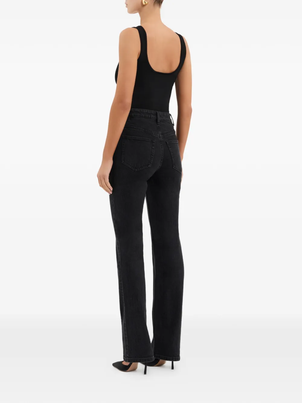 Rebecca Vallance Straight jeans Zwart