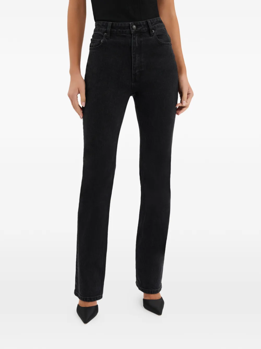 Rebecca Vallance Straight jeans Zwart