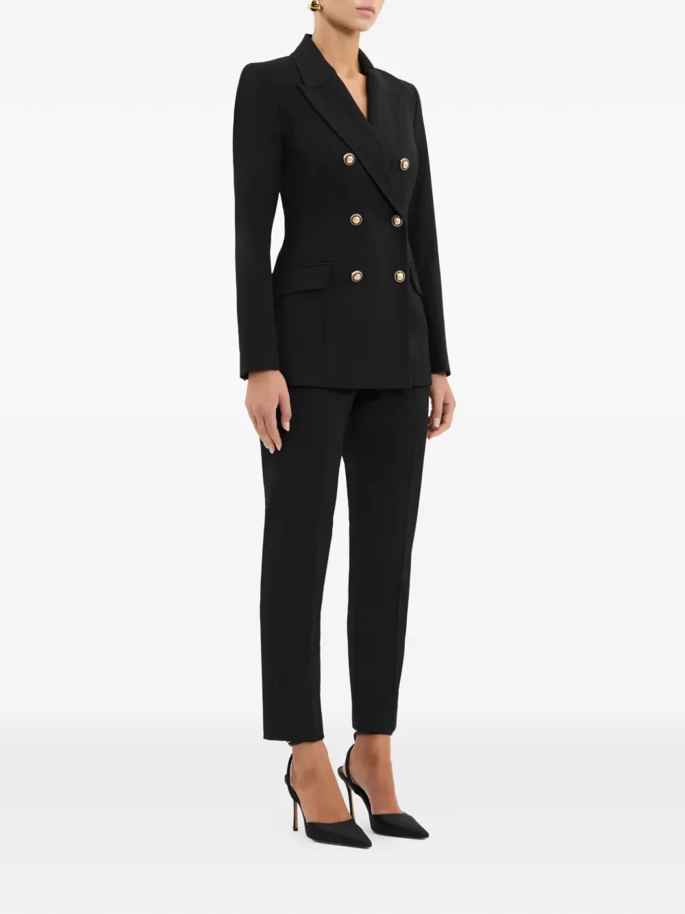 Rebecca Vallance Millicent straight broek Zwart