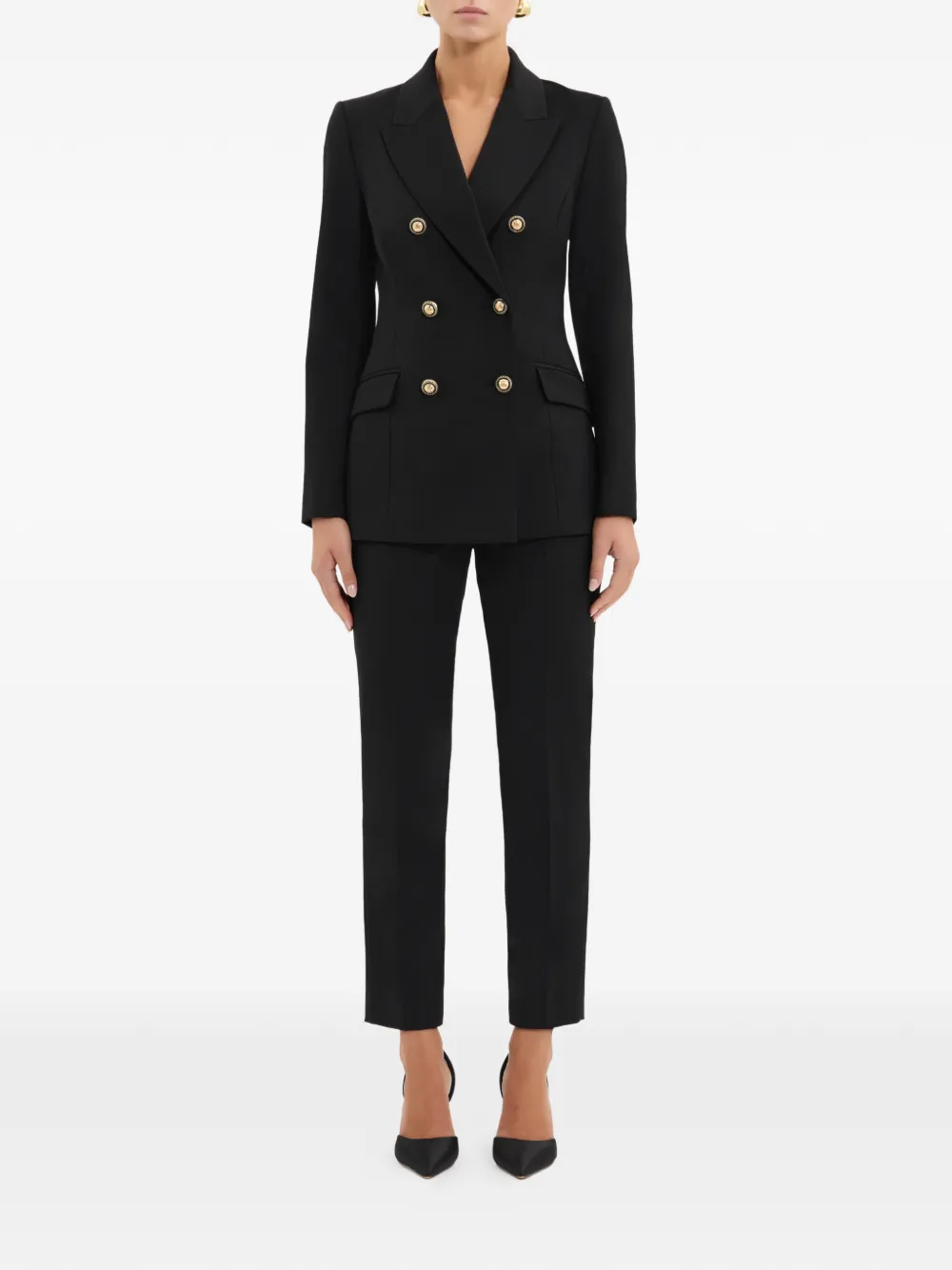 Rebecca Vallance Millicent straight broek Zwart
