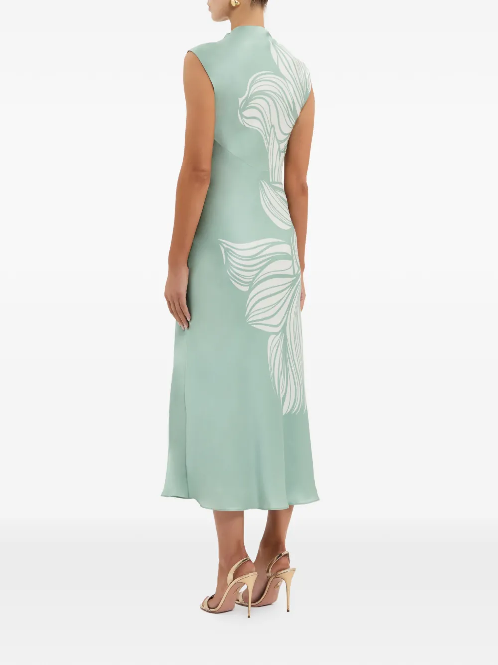 Lalisa Floral-Print Midi Dress