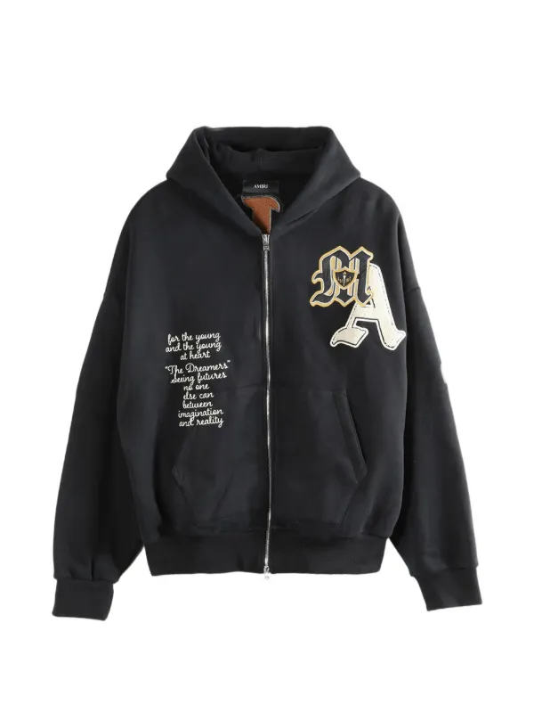 AMIRI ジップ パーカー | ブラック | FARFETCH JP