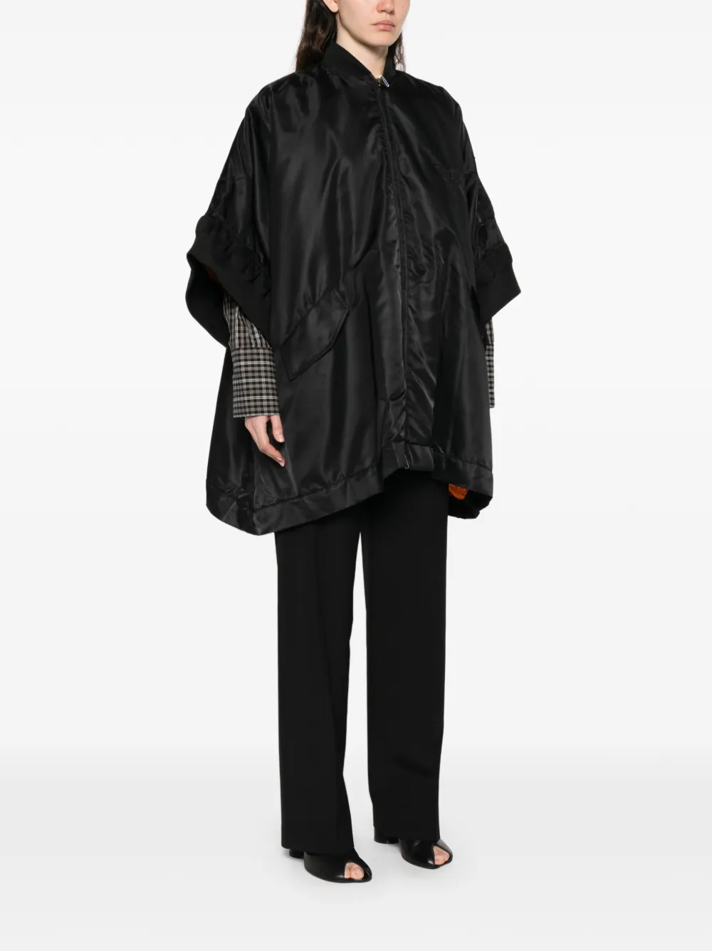  Mm6 Maison Margiela Zip-fastening Jacket - Black 