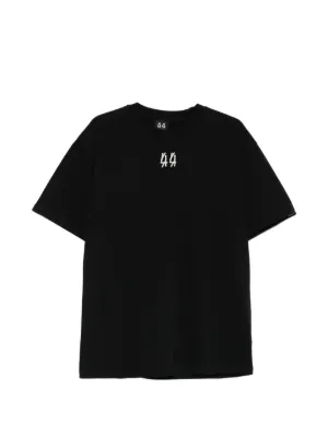 CROQUIS number-embroidered T-shirt | Black | FARFETCH UK