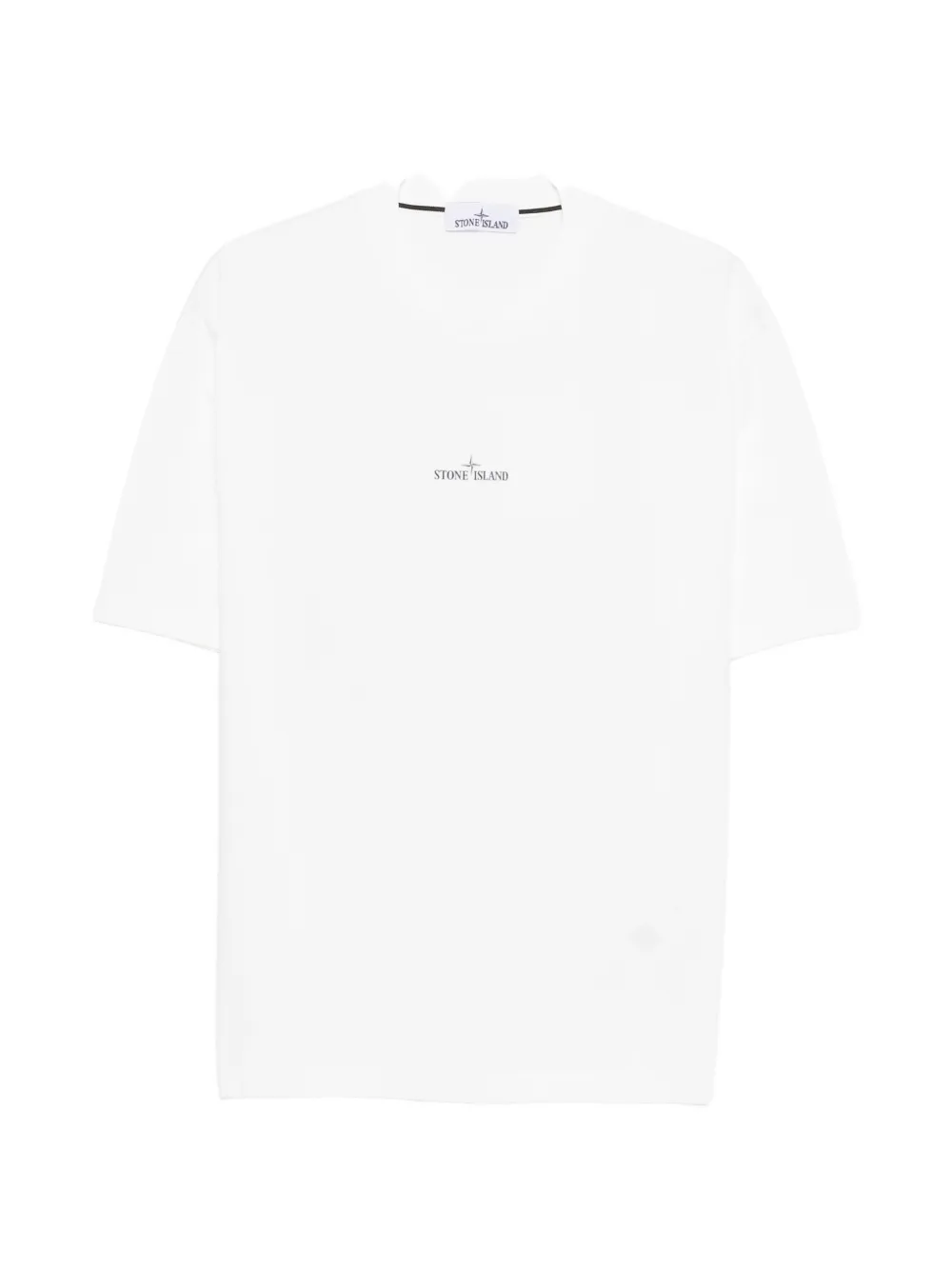 Stone Island logo-print T-shirt - Bianco