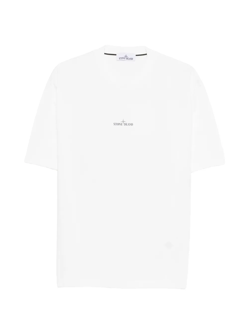 Stone Island logo-print T-shirt - Bianco