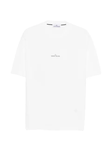 Stone Island playera con logo estampado