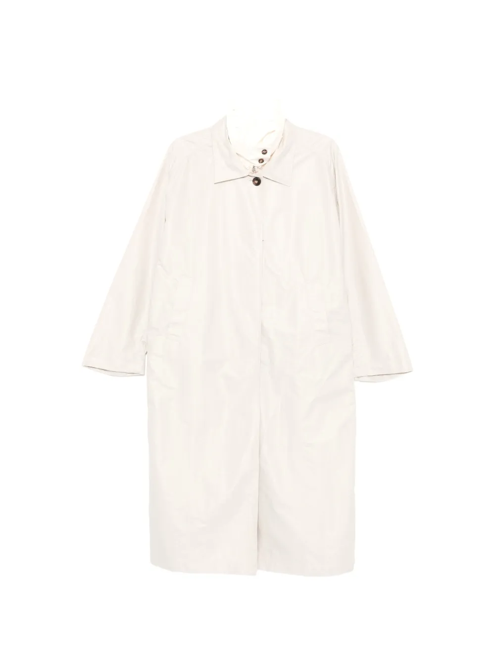 YCH single-breasted coat - Neutrals