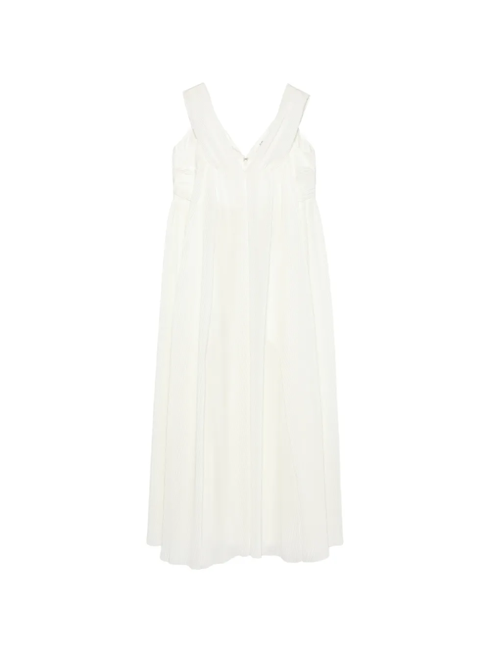 Co Collection Crinkle-cut Maxi Dress In White