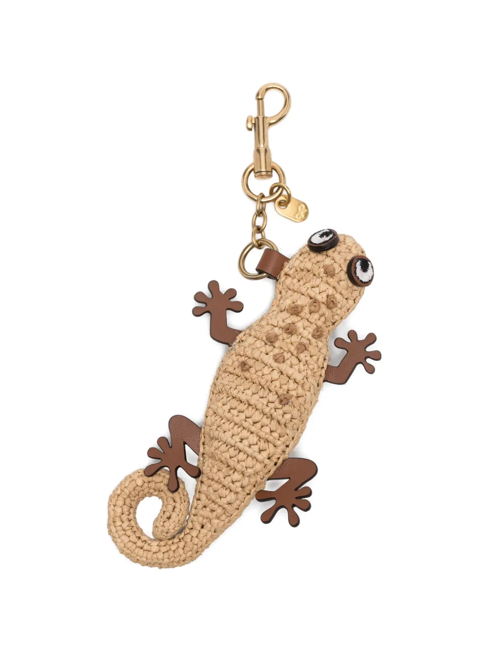 Anya Hindmarch Gecko-charm keyring - Toni neutri