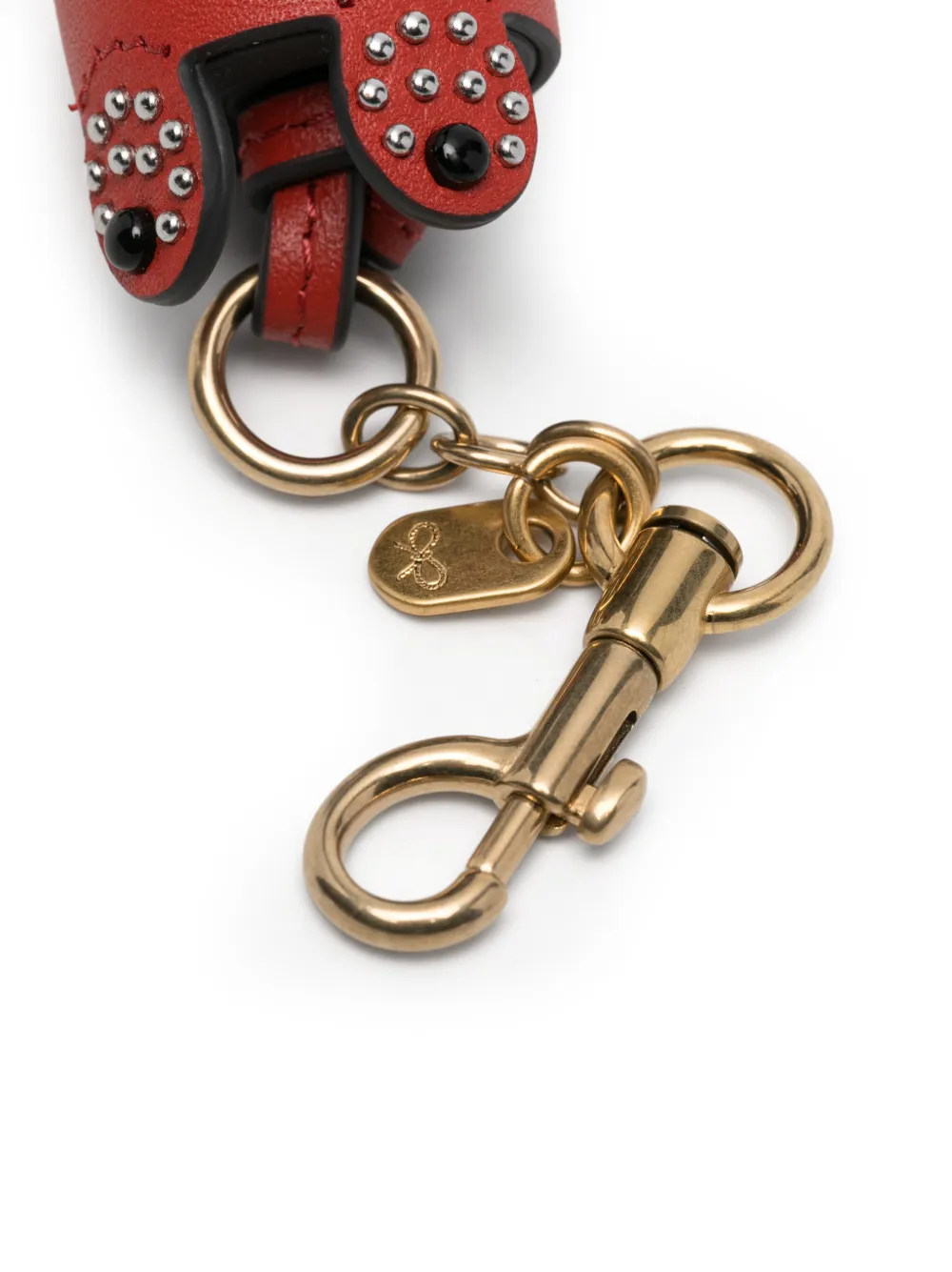  Anya Hindmarch Crab-charm Embellished Keyring - Red 