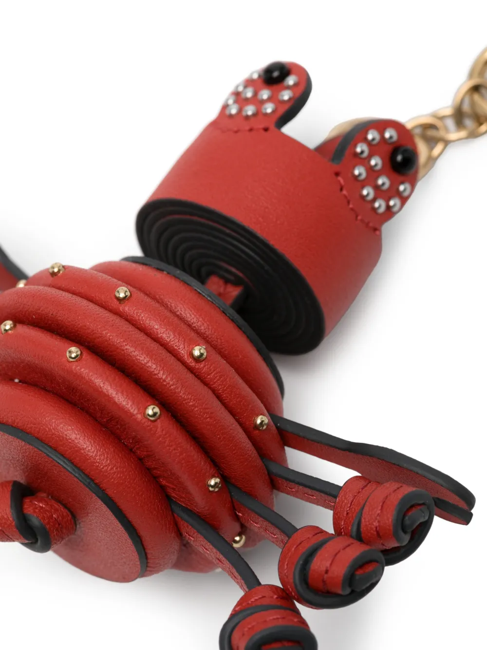  Anya Hindmarch Crab-charm Embellished Keyring - Red 