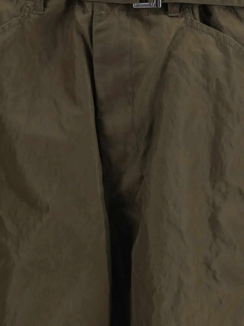 sacai Twill cargo broek Groen