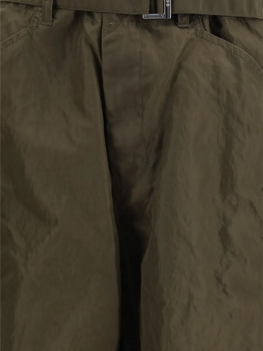 sacai Twill cargo broek Groen