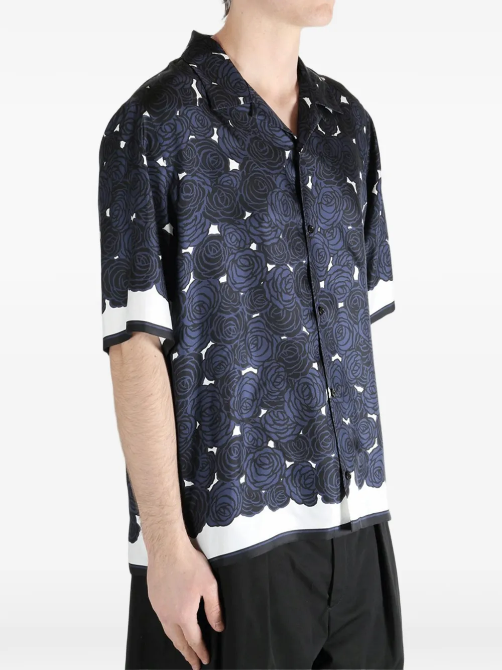 Givenchy Overhemd met bloemenprint Blauw