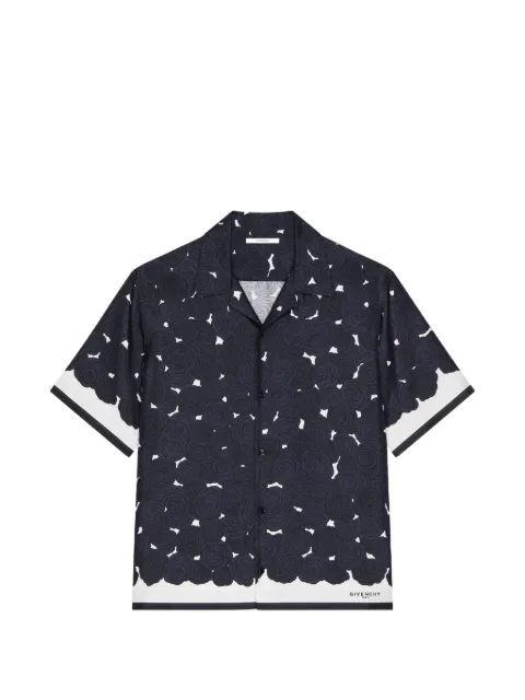 Givenchy shirt in silk with flowers print