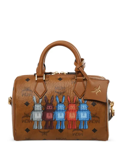 MCM small Ella Vi Boston top handle tote bag