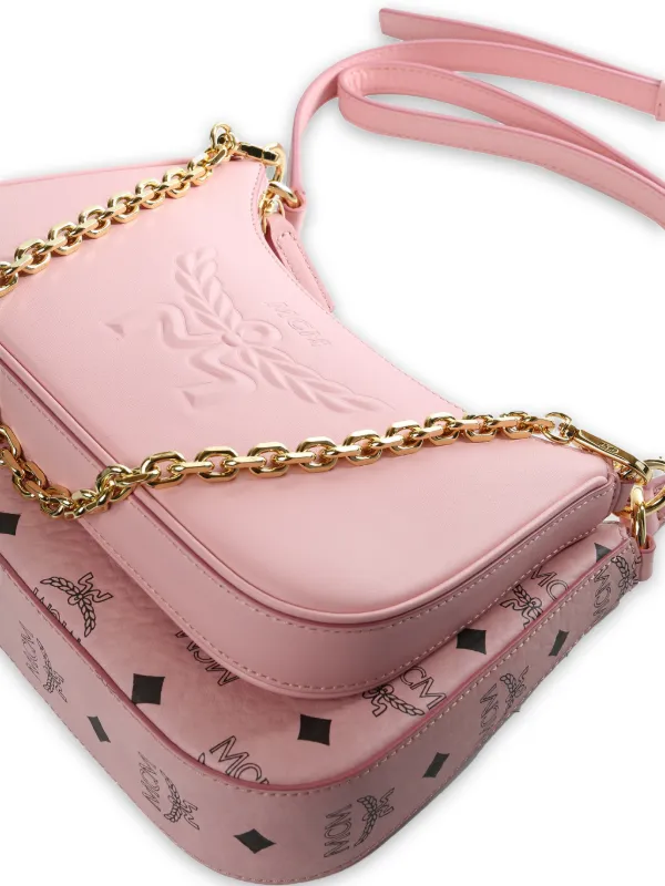 MCM Aren チェーン クラッチバッグ | ピンク | FARFETCH JP