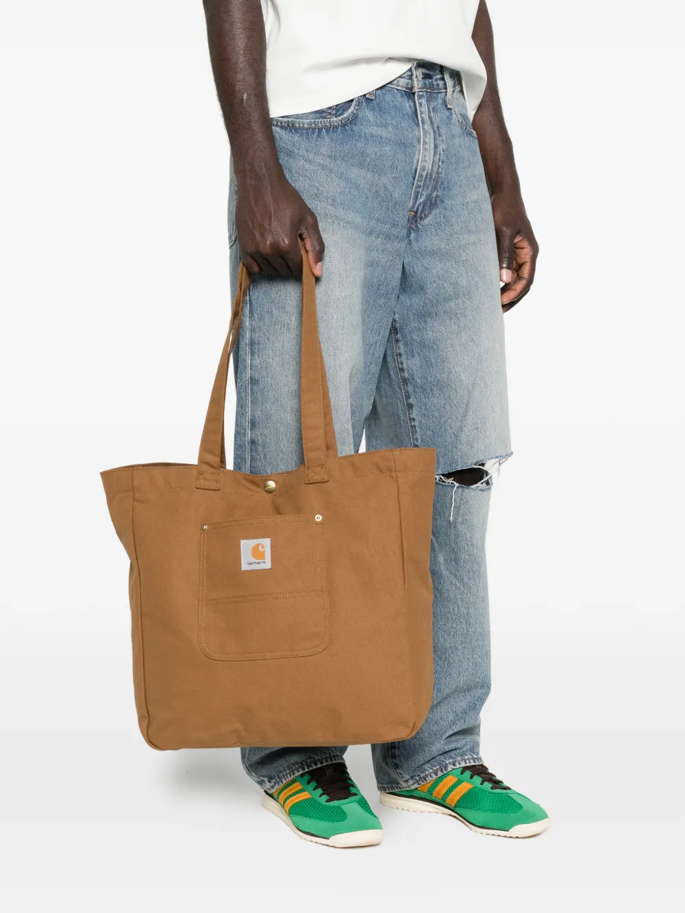 バッグ Carhartt WIP  Tote Carhartt WIP Bay Pocket Tote Bag | Brown | FARFETCH