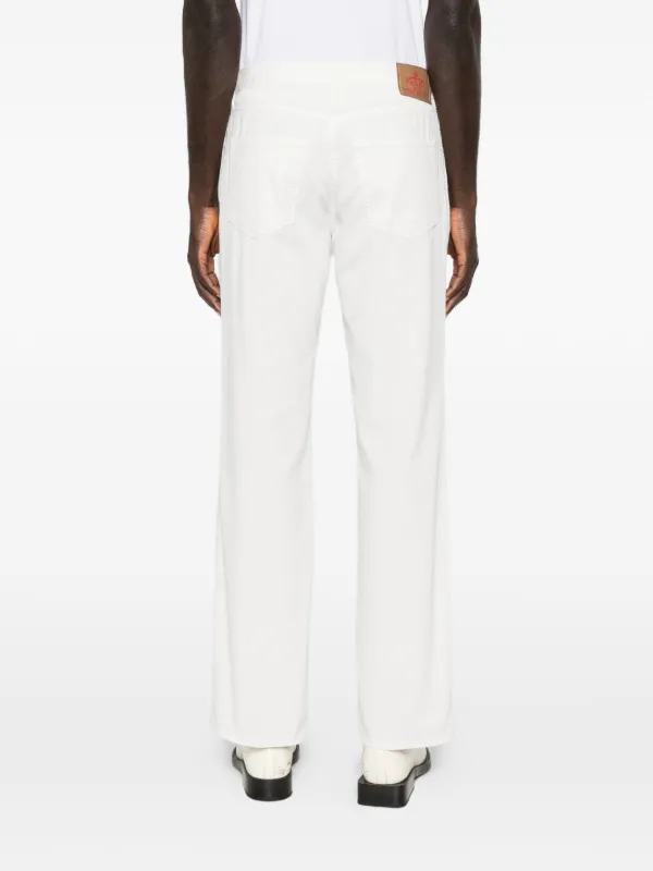 Prada five-pocket Corduroy Trousers | White | FARFETCH