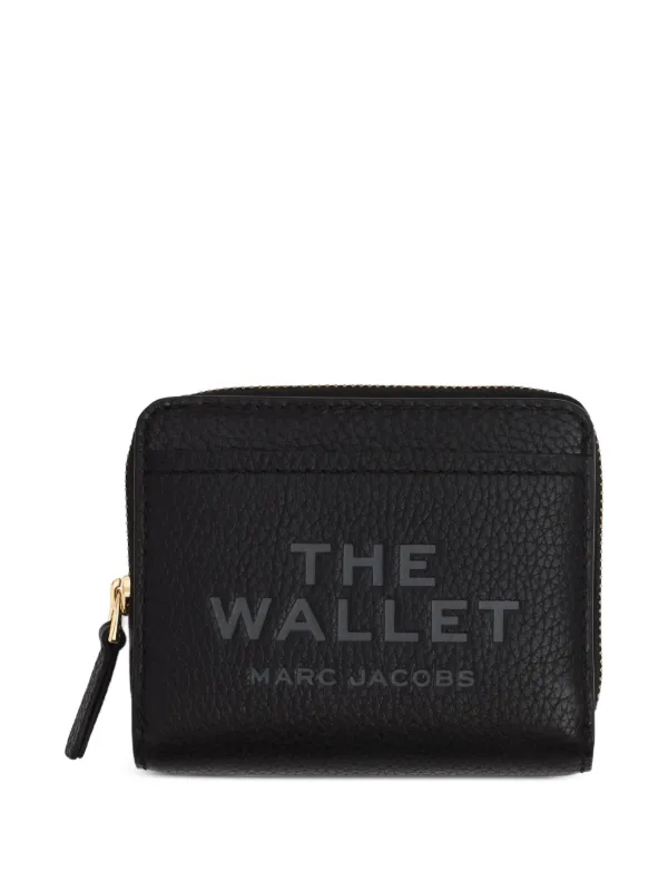 Marc Jacobs ザ レザー ミニ コンパクト 財布 | ブラック | FARFETCH JP