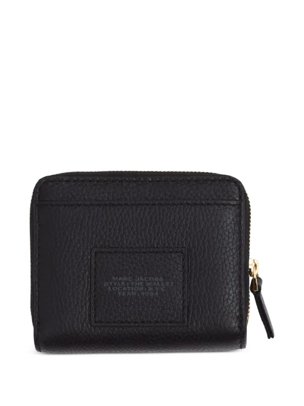 Marc Jacobs ザ レザー ミニ コンパクト 財布 | ブラック | FARFETCH JP