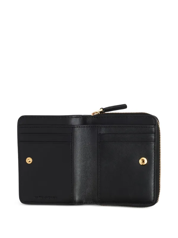 MARC JACOBS シーンスリムコンパクトウォレット 二つ折り財布 黒 美品 Marc Jacobs ザ レザー ミニ コンパクト 財布 | ブラック | FARFETCH JP
