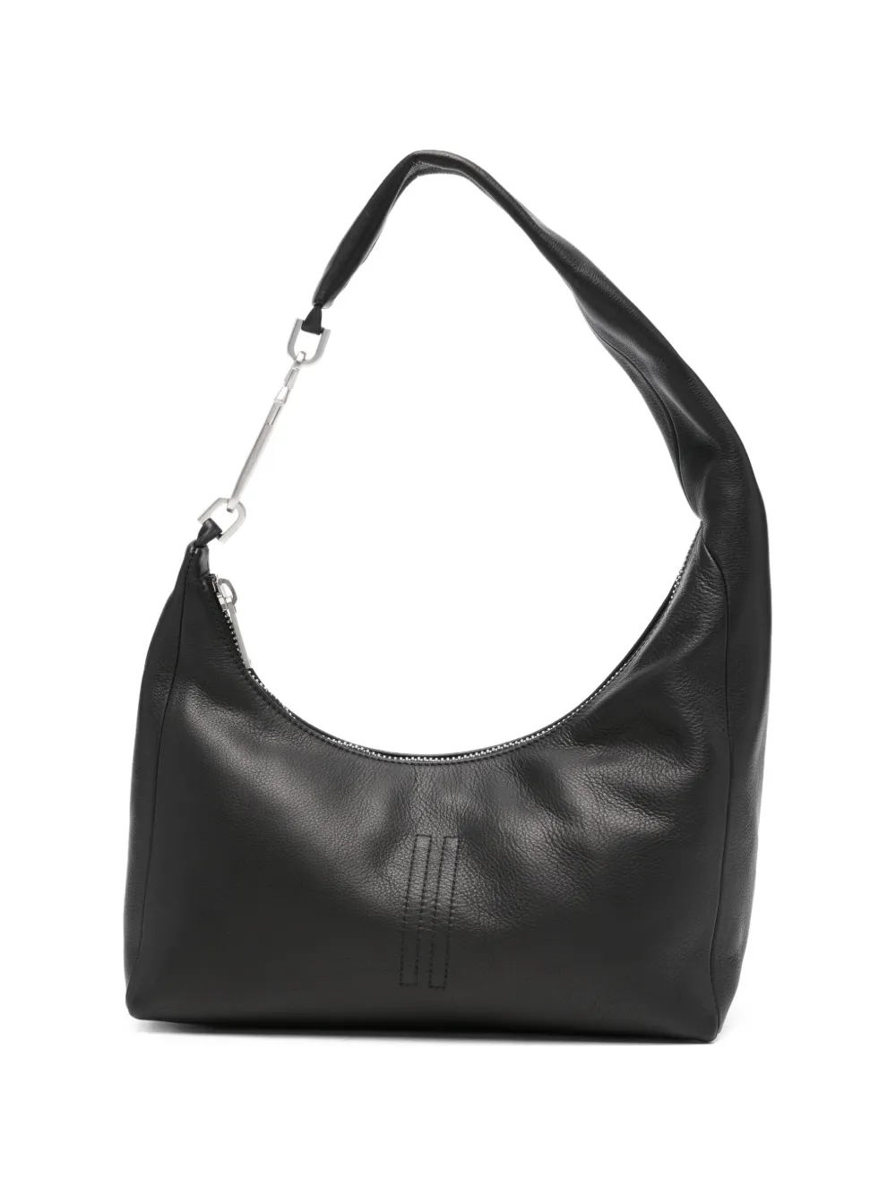 Rick Owens small Gemini zip shoulder bag - Nero
